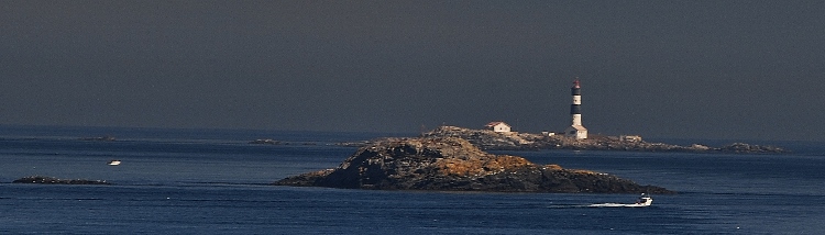 lighthouse on rocks